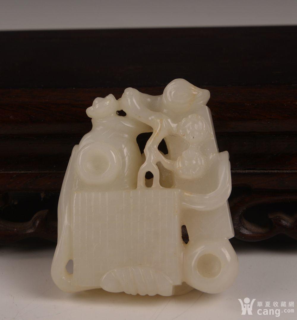 欧洲回流和田玉琴棋书画把玩件