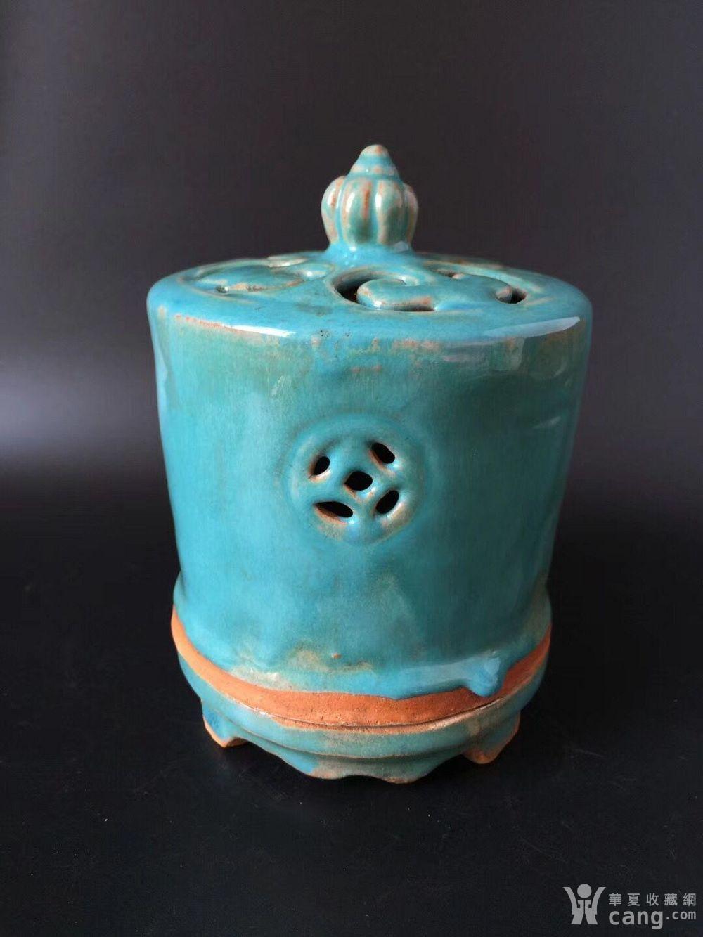 民国 石湾窑如意纹香薰