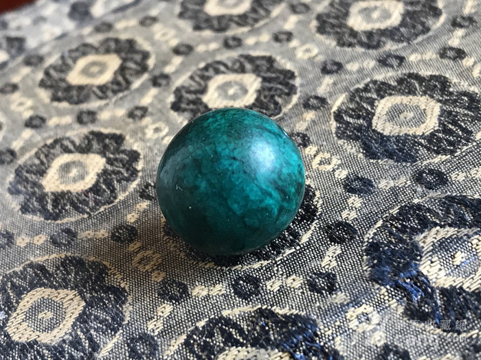 清宫廷首饰精品 虬角秋厥圆珠一颗