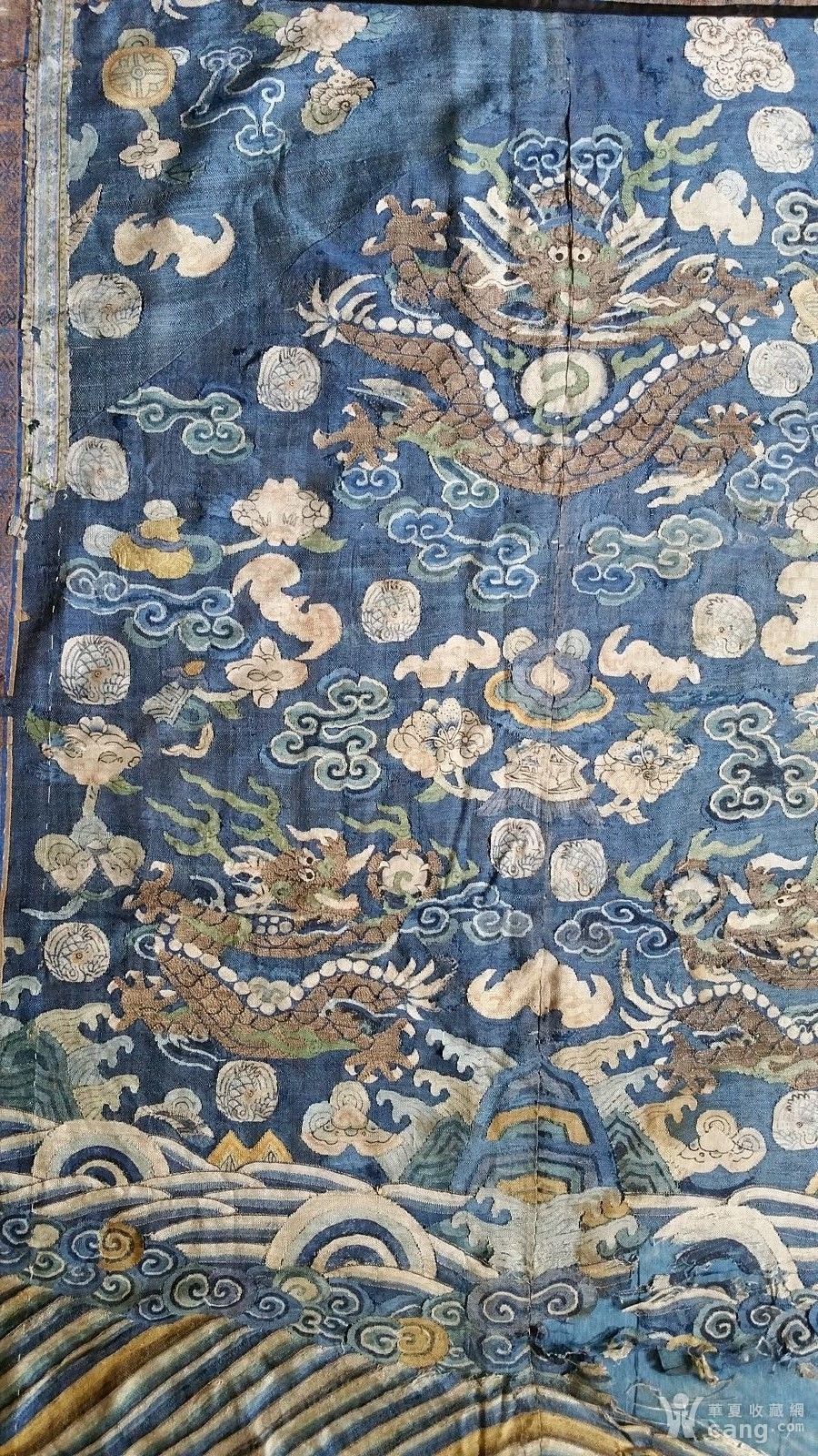 清代龙纹缂丝 - 织锦 - 杂项 - 华夏收藏网
