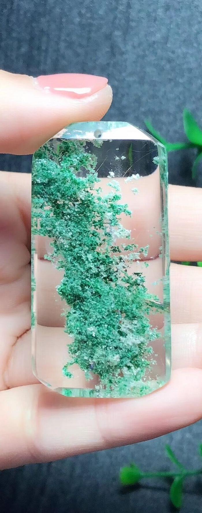 超美绿幽灵吊坠