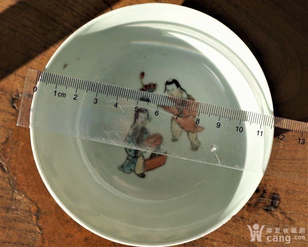 民国 桃花美女 余子明款浅绛彩