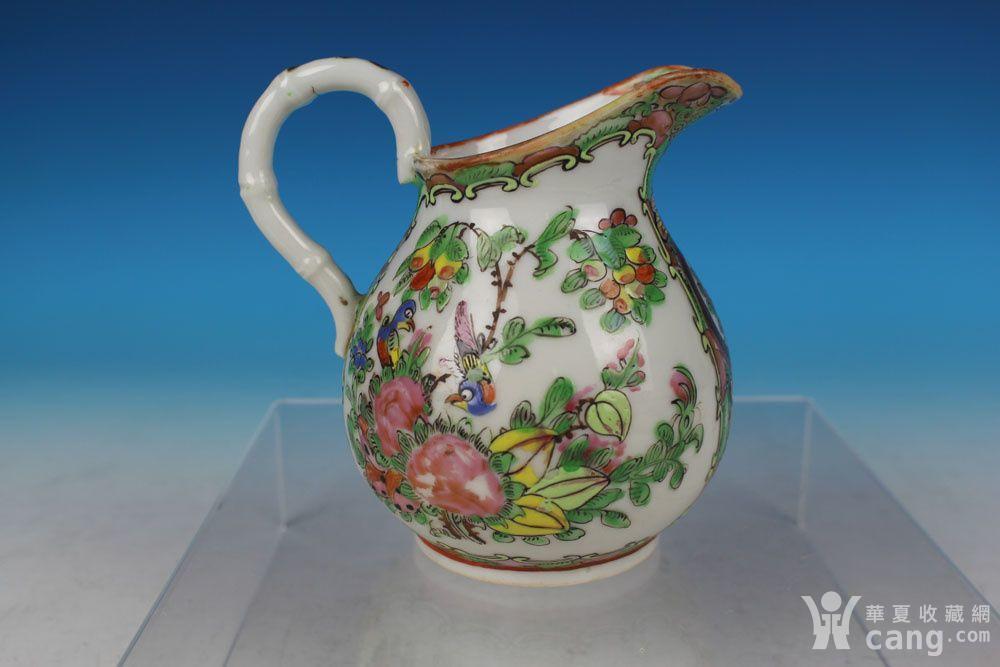 民国广彩开光我花鸟花浇