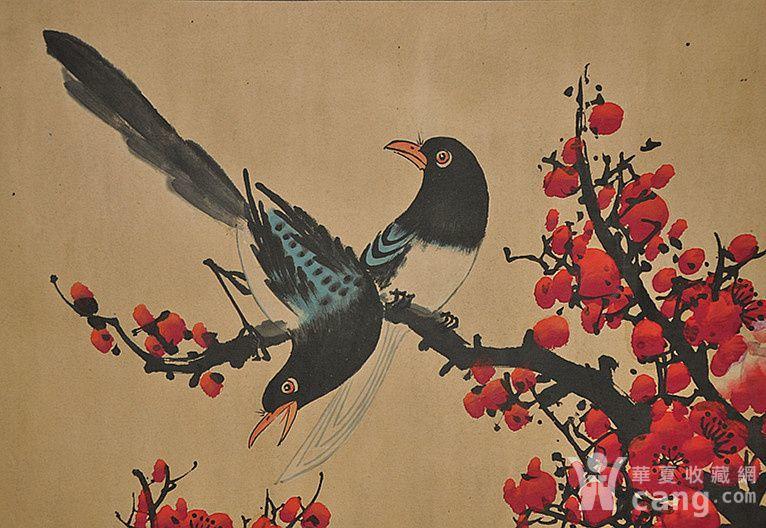 国画 喜鹊报春 - 国画 - 字画 - 华夏收藏网