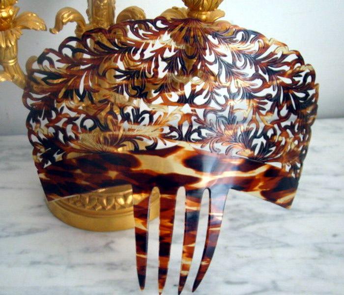 欧洲回流玳瑁宫廷发簪