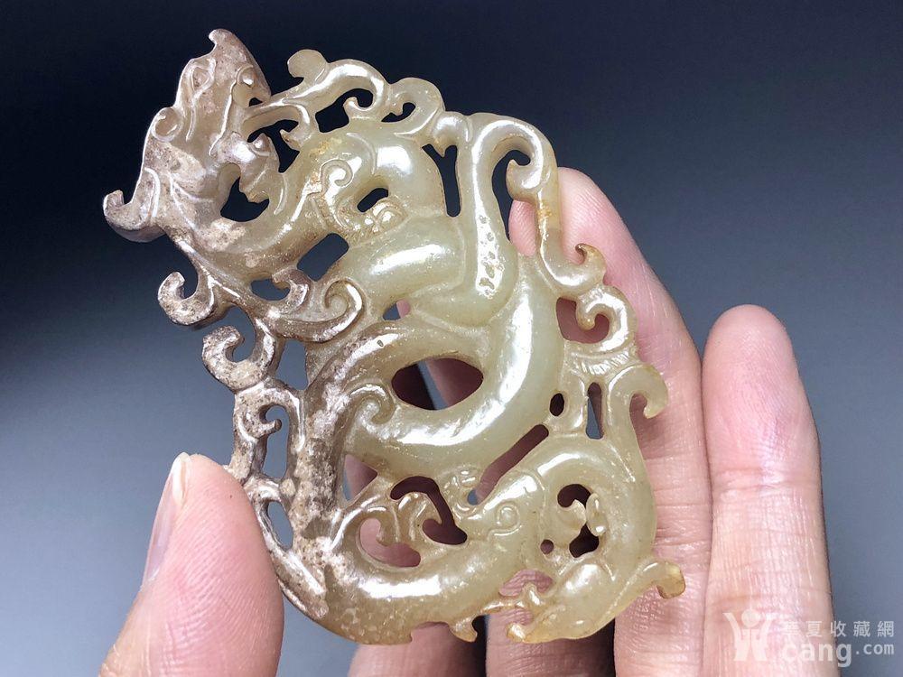 精品 收藏级 镂空龙凤纹玉佩