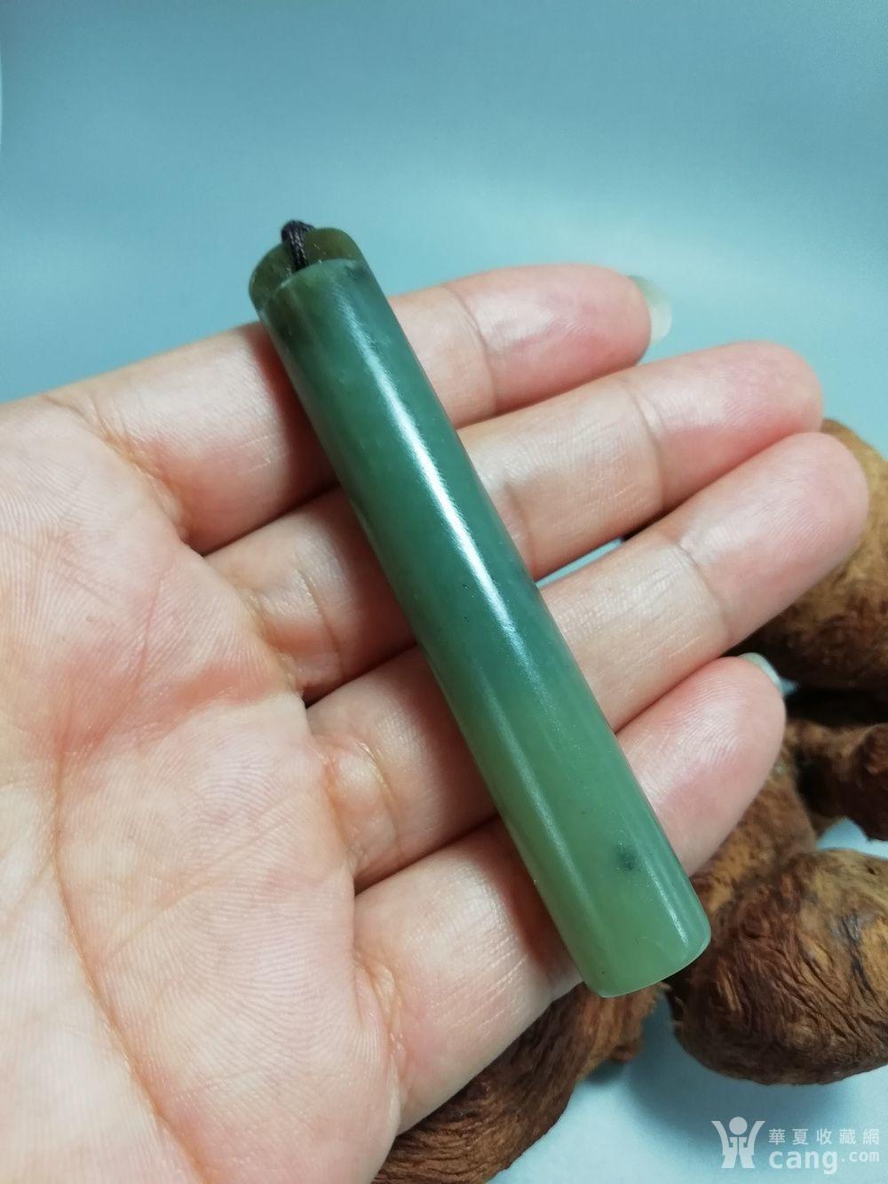 清和田玉 翎管 玉质极为熟润 包浆熟厚