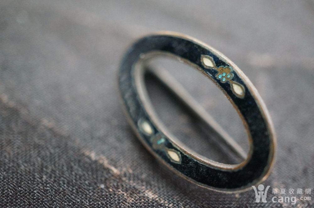 欧洲精美珐琅环形别针