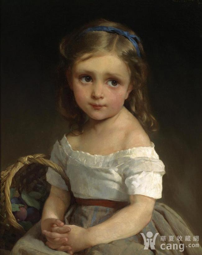 油画,女孩 - 油画 - 字画 - 华夏收藏网