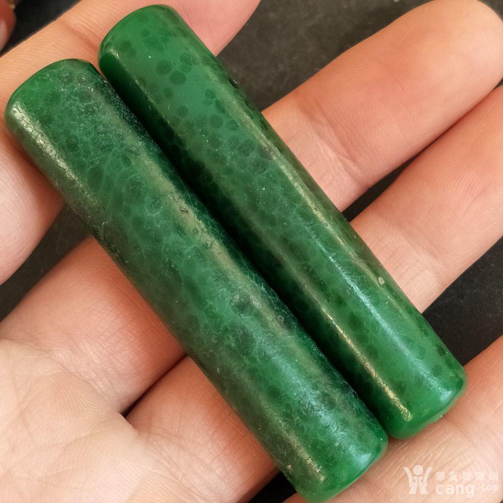 精品清代青蛙皮老琉璃长管