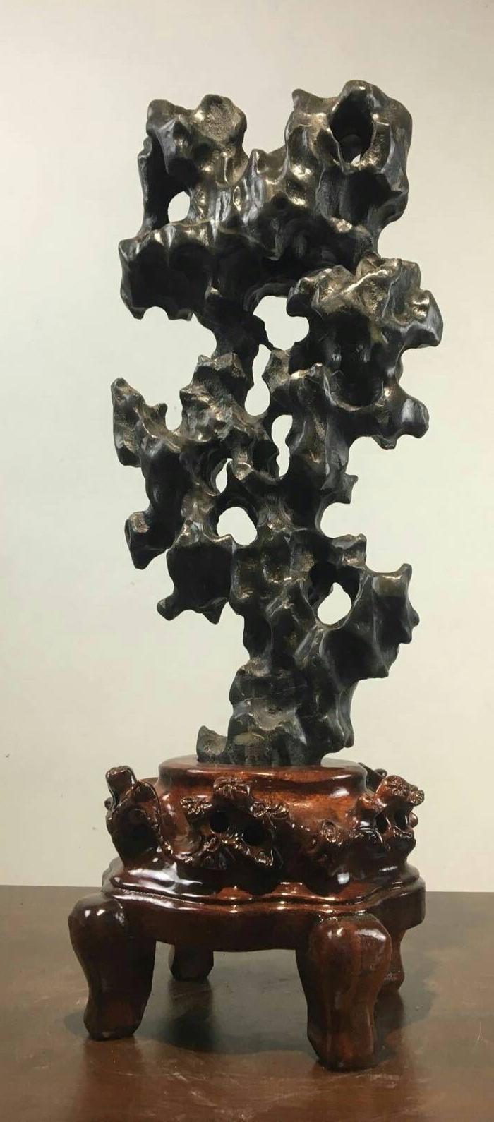 太湖石头贡石案头奇石摆件_在线拍卖_在线拍卖网_艺术品拍卖_古玩拍卖