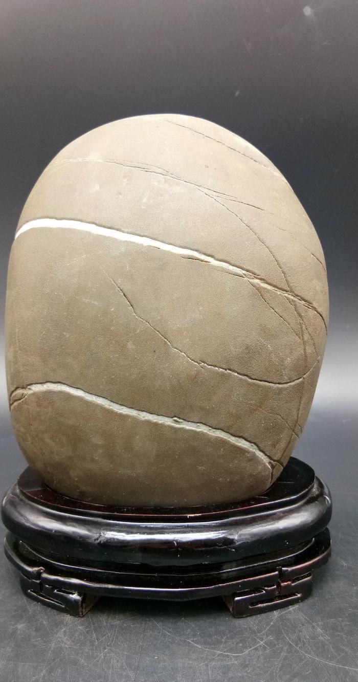 天然奇石 吉 字摆件