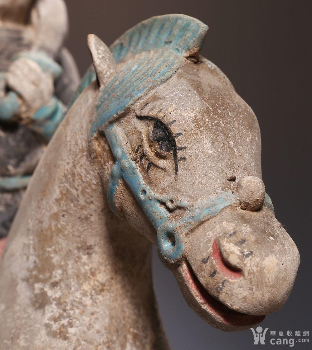 藏海淘 明三彩陶马俑 sa133