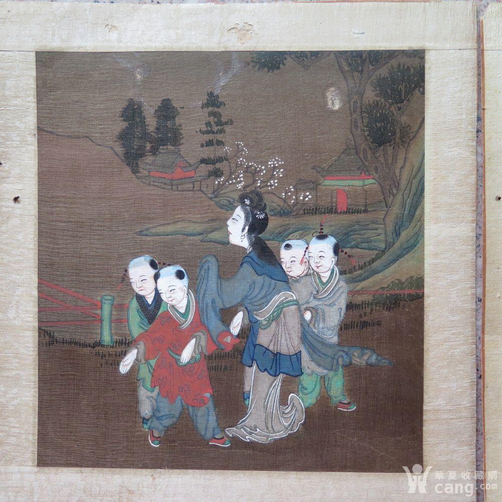 清代三娘教子册页