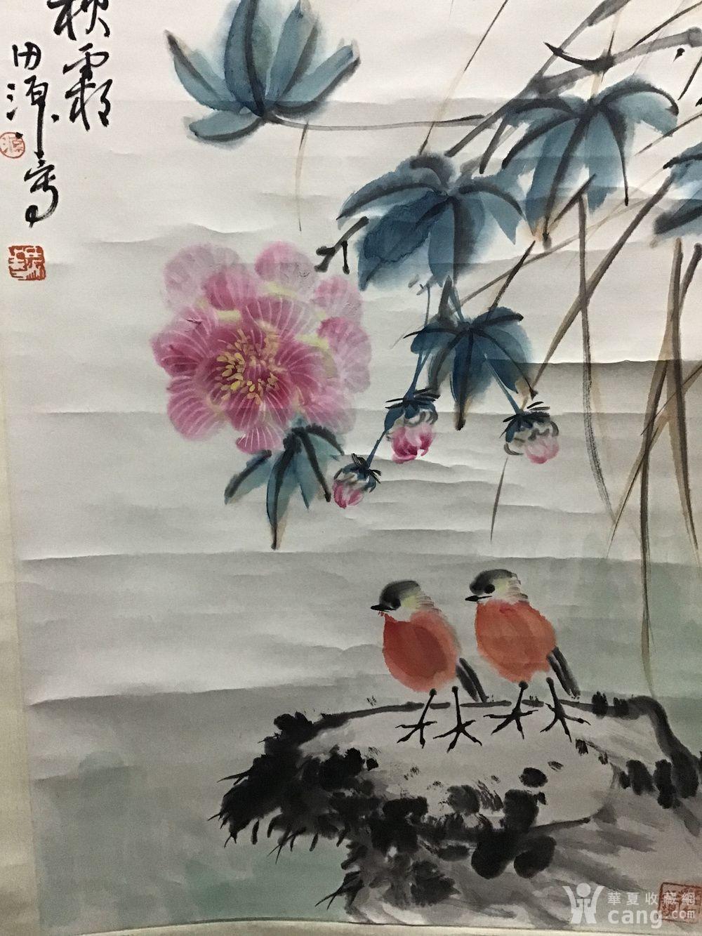 中国美术学院教授田原花鸟 拍品描述 当代美院花鸟画家田源老师的作品