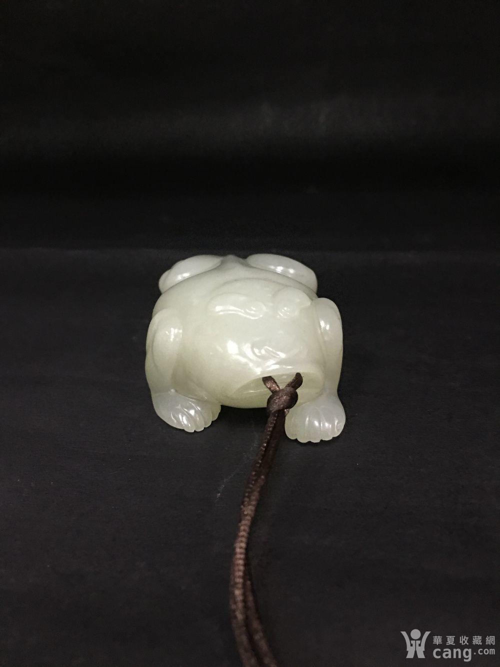 典藏清代和田玉青蛙