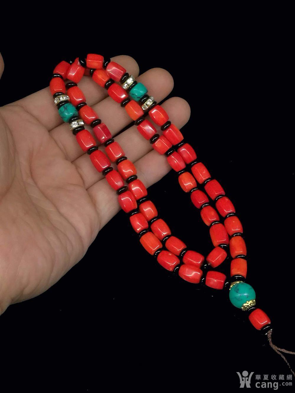 意大利沙丁shan hu六棱珠项链