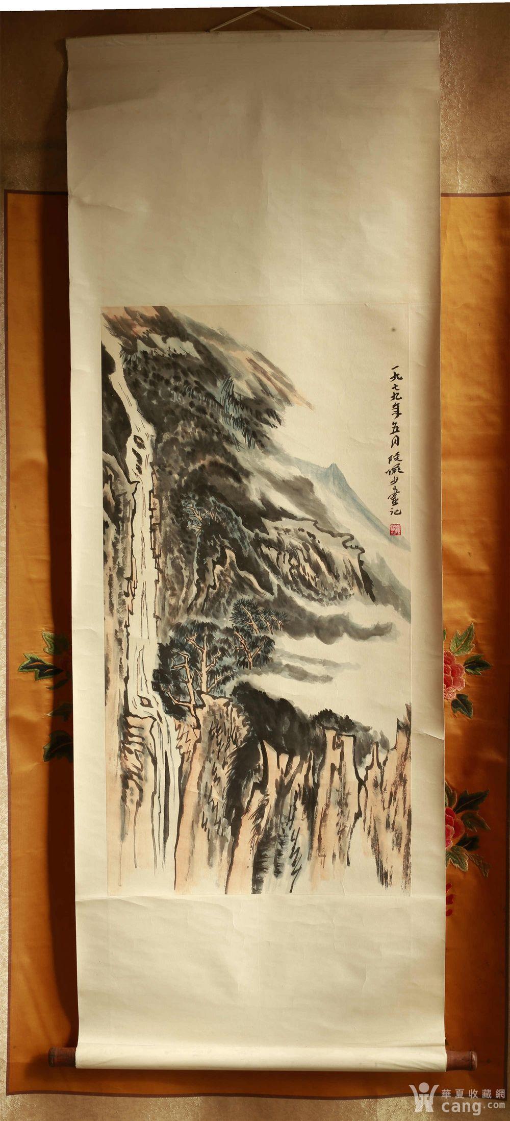 议价,著名国画艺术大师陆俨少山水画真迹一幅 - 字画 - 仿古工艺品