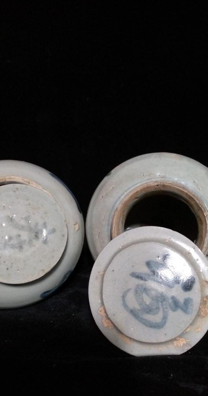 回流之百子千孙罐一对