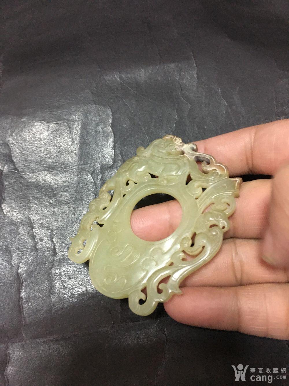 黄玉龙凤鸡心佩