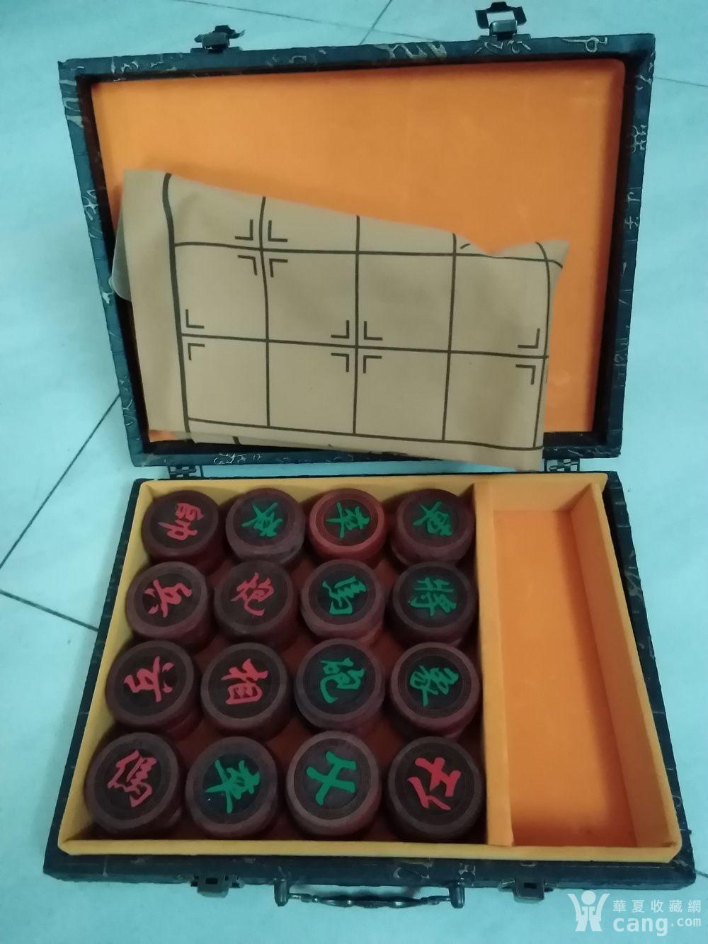 一对副酸枝象棋