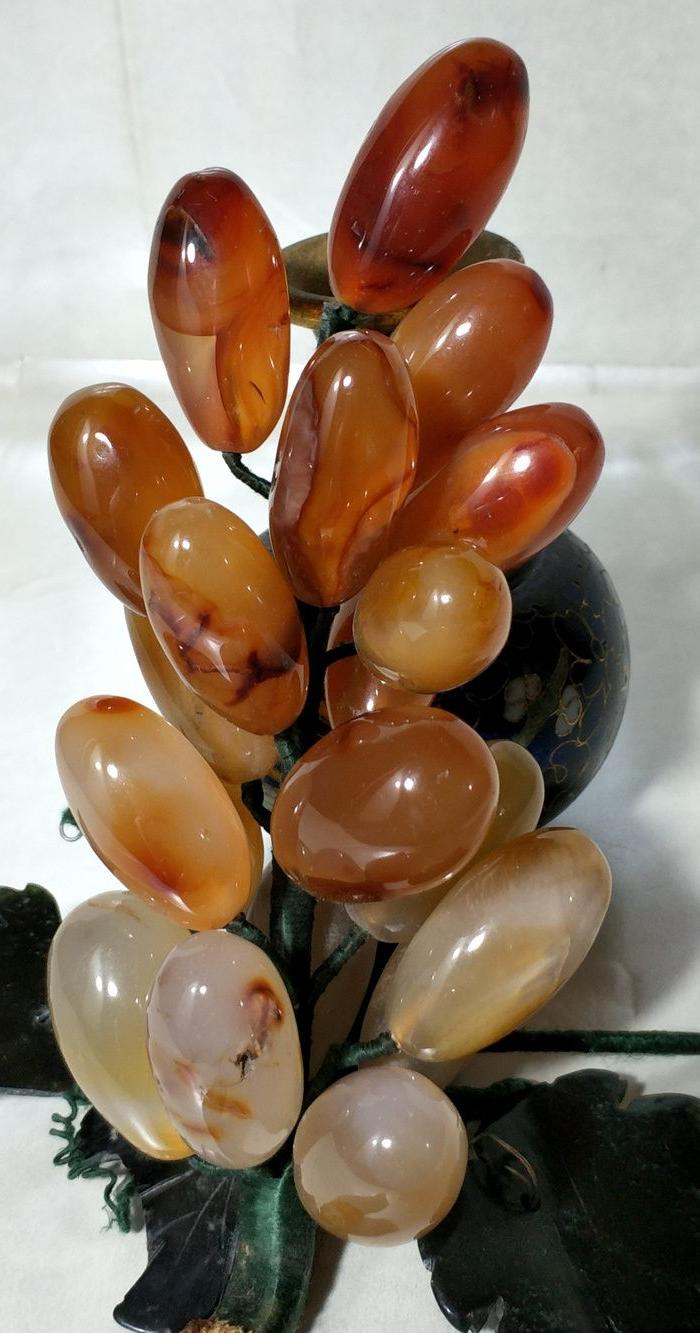 玛瑙葡萄摆件