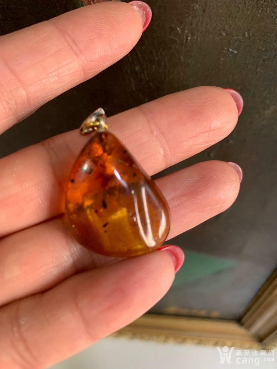 8079欧洲回流老琥珀坠子