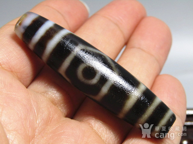 藏传玛瑙 三眼天珠 风化极佳