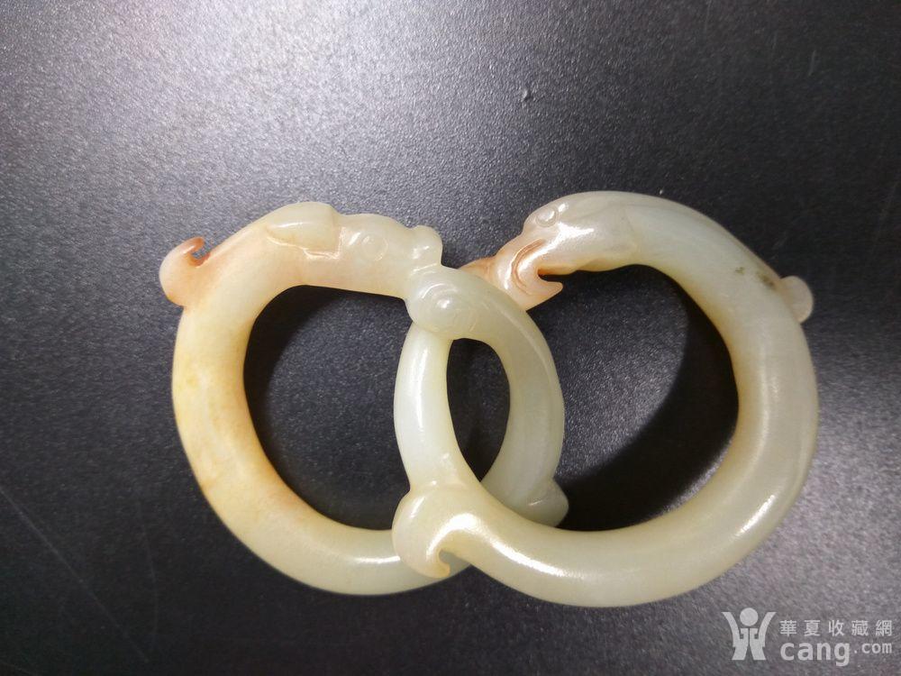 明代精品 龙凤双环